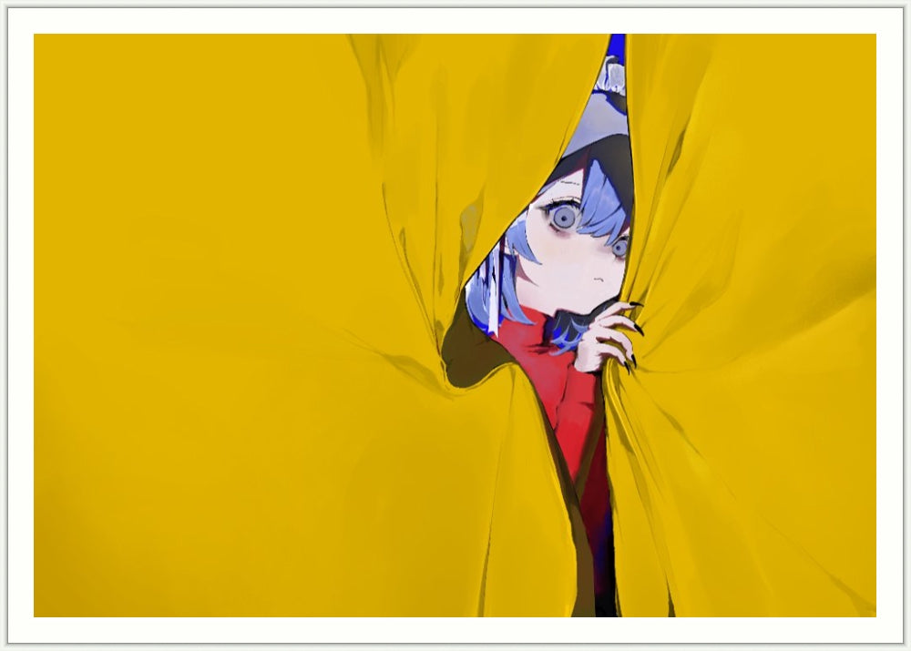 覗