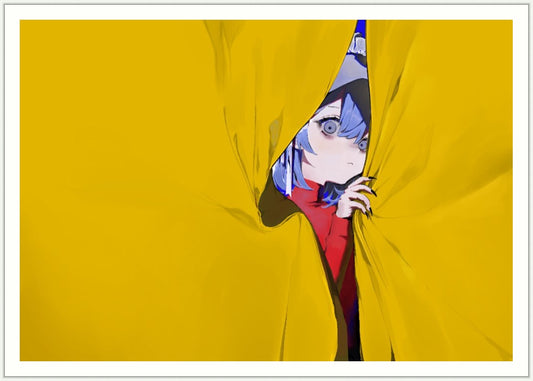 覗